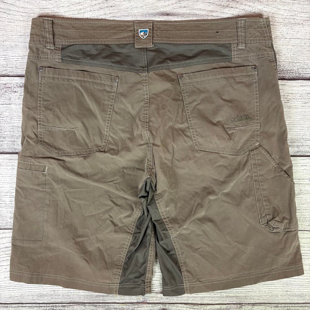 Kuhl Renegade Cargo Outdoor Hiking Shorts Brown Quick Dry Stretch Gorp